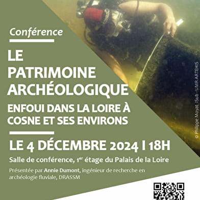 Conférence : Le Patrimoine archéologique enfoui dans la Loire à Cosne et ses environs